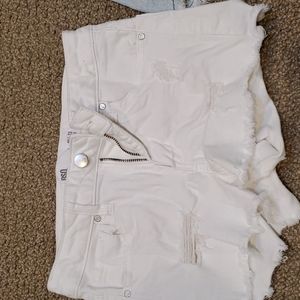 Rsq white denim ripped jeans